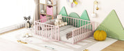 Metal Floor Bed Frame With Fence And Door - R&R Furniture Gallery (Fountain Valley, CA)