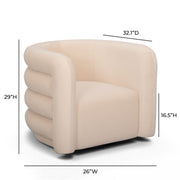 Curves - Velvet Swivel Accent Chair - R&R Furniture Gallery (Fountain Valley, CA)
