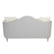 Kasa - Loveseat With 3 Pillows - Beige Linen & Champagne - R&R Furniture Gallery (Fountain Valley, CA)