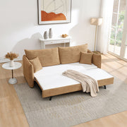Cadie - Sofa With 2 Pillows - Mocha - R&R Furniture Gallery (Fountain Valley, CA)