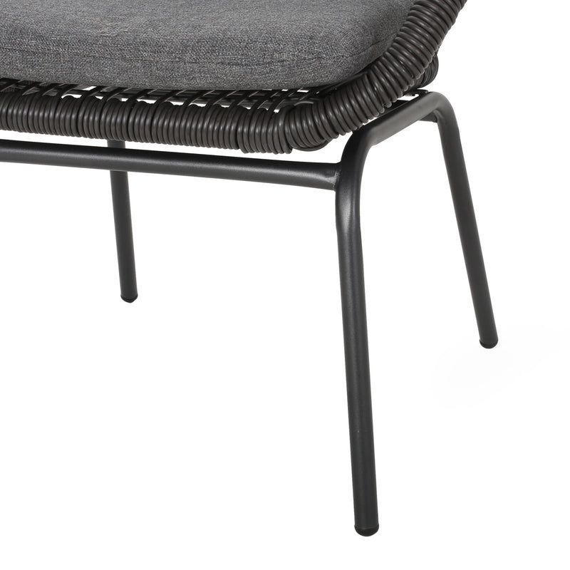 Outdoor Wicker Club Chair With Cushions (Set of 2) - R&R Furniture Gallery (Fountain Valley, CA)