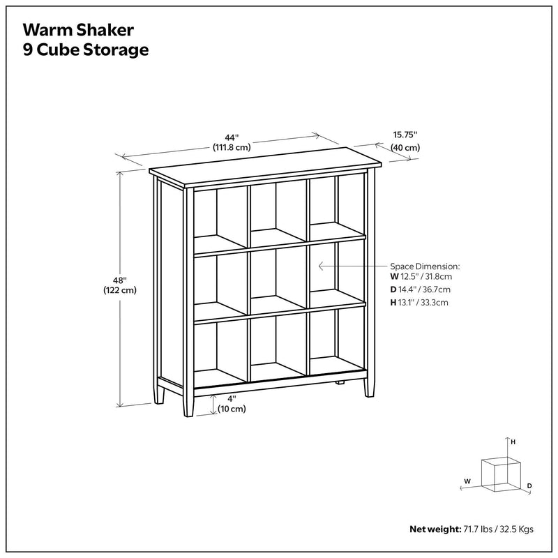 Warm Shaker - Handcrafted Cube Storage - R&R Furniture Gallery (Fountain Valley, CA)
