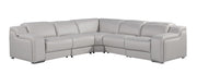 1116 - Power Reclining Italian Leather Sectional - R&R Furniture Gallery (Fountain Valley, CA)