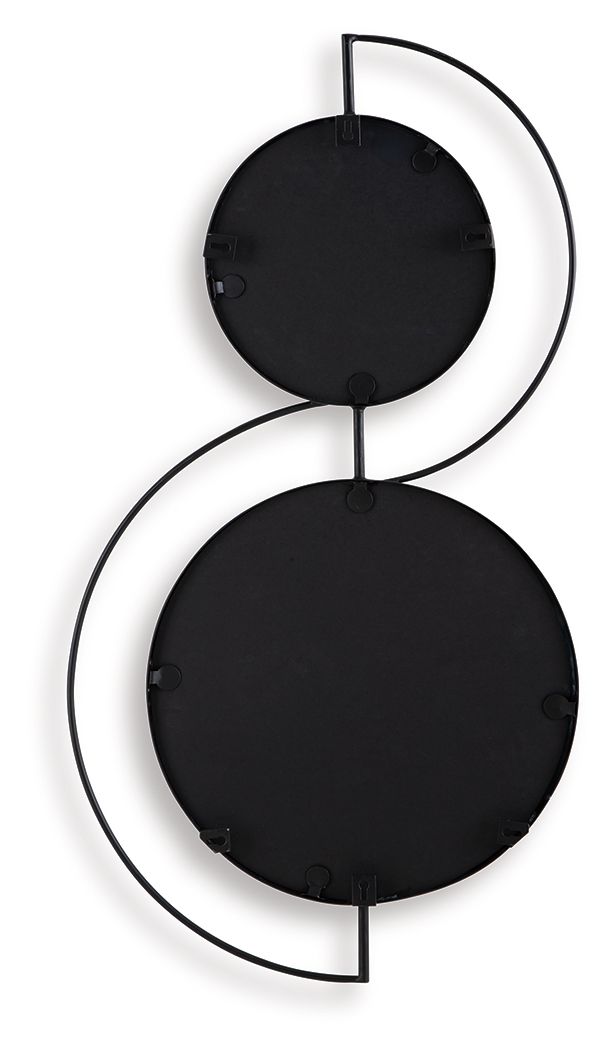 Shayham - Accent Mirror - Black - R&R Furniture Gallery (Fountain Valley, CA)