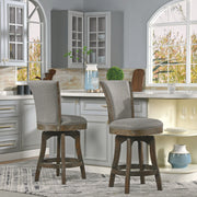 Henry - Armless Swivel Counter Height Bar Stool - R&R Furniture Gallery (Fountain Valley, CA)
