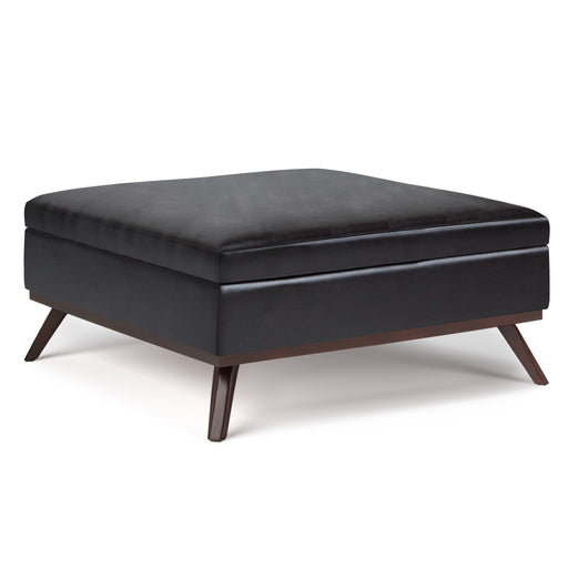Owen - Multifunctional Square Coffee Table Storage Ottoman - R&R Furniture Gallery (Fountain Valley, CA)