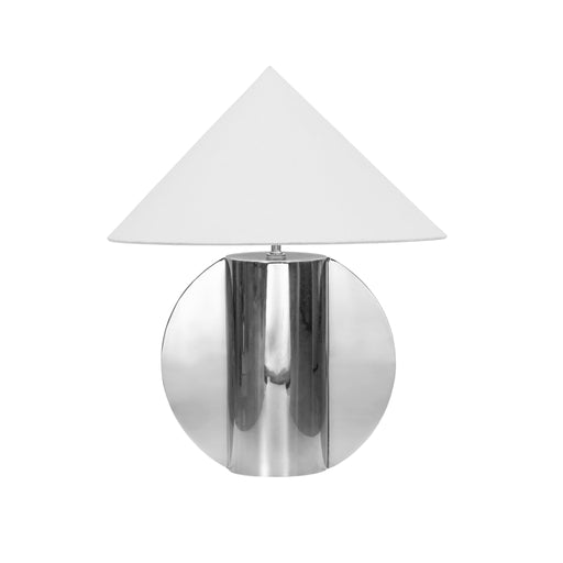 Geo - Semi-Circled Table Lamp - Chrome - R&R Furniture Gallery (Fountain Valley, CA)