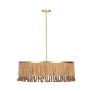 Andren - Pendant - Natural / Gold - R&R Furniture Gallery (Fountain Valley, CA)