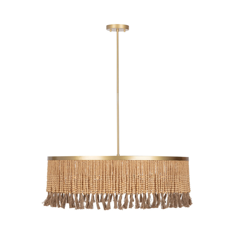 Andren - Pendant - Natural / Gold - R&R Furniture Gallery (Fountain Valley, CA)