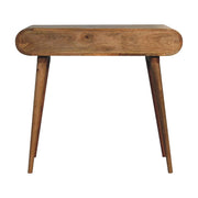 Writing Desk, Curved - Chestnut - R&R Furniture Gallery (Fountain Valley, CA)