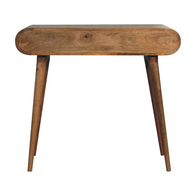 Writing Desk, Curved - Chestnut - R&R Furniture Gallery (Fountain Valley, CA)