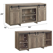 Bellarosa - TV Stand (Same As 91608) - Gray Washed - R&R Furniture Gallery (Fountain Valley, CA)