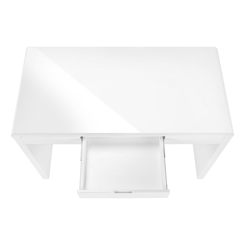 Computer Desk For Home Office, Storage Drawers, Contemporary & Modern - White - R&R Furniture Gallery (Fountain Valley, CA)
