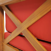 Brava - X Back Corner Bench With Coffee Table - R&R Furniture Gallery (Fountain Valley, CA)
