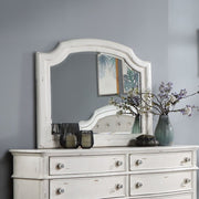Jaqueline - Mirror - Antique White - R&R Furniture Gallery (Fountain Valley, CA)
