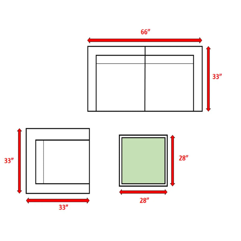 Outdoor Wicker Conversation Set With Cushions, All Weather - R&R Furniture Gallery (Fountain Valley, CA)