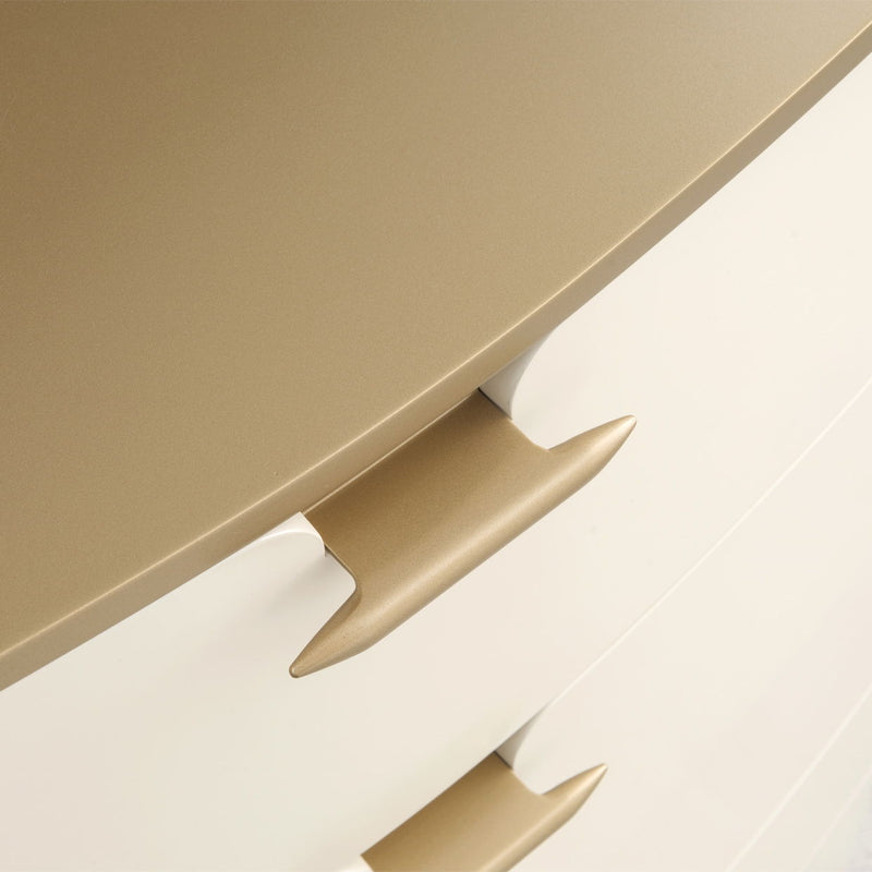 La Terrazza - 5-Drawer Chest - Creamy Pearl - R&R Furniture Gallery (Fountain Valley, CA)