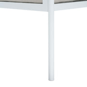 Pair of Noble House all-weather outdoor dining chairs in a set, featuring durable frames and comfortable seating for outdoor dining.