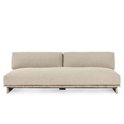 Livia - Teak Outdoor Sofa - Taupe - R&R Furniture Gallery (Fountain Valley, CA)