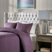 Transitional Upholstery Headboard With Tufted Buttons And Nailhead Trim - R&R Furniture Gallery (Fountain Valley, CA)
