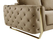 1051 - Contemporary Velvet Sofa - R&R Furniture Gallery (Fountain Valley, CA)