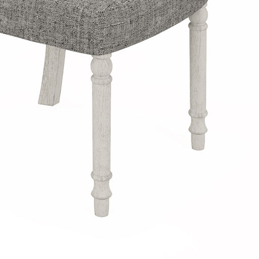 Tannen - Dining Side Chair (Set of 2) - White And Gray - R&R Furniture Gallery (Fountain Valley, CA)