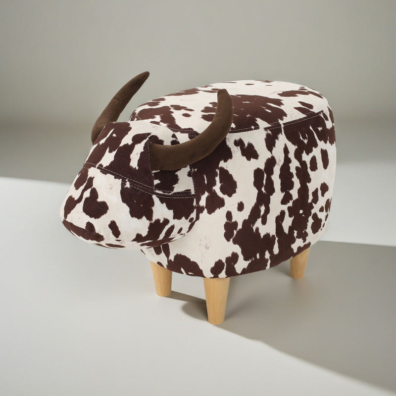 Cow Shaped Ottoman Footstool - R&R Furniture Gallery (Fountain Valley, CA)