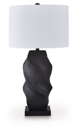 Amillion - Poly Table Lamp - Black - R&R Furniture Gallery (Fountain Valley, CA)