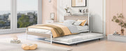 Platform Bed Frame With Trundle, USB Ports And Slat Support, No Box Spring Needed - R&R Furniture Gallery (Fountain Valley, CA)