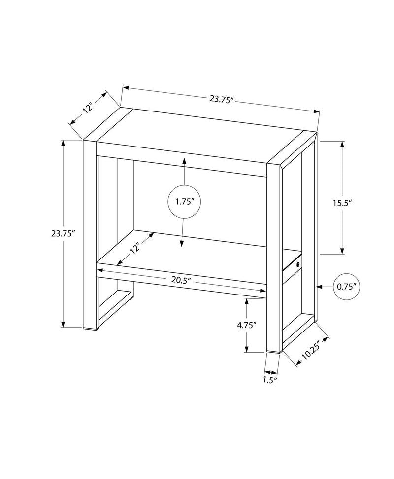 Accent Table, Side Industrial Flexible Placement - R&R Furniture Gallery (Fountain Valley, CA)