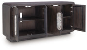 Elliston - Accent Cabinet - Espresso Brown - R&R Furniture Gallery (Fountain Valley, CA)