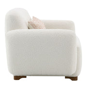 Darius - Chair With Pillow - Beige Boucle - R&R Furniture Gallery (Fountain Valley, CA)