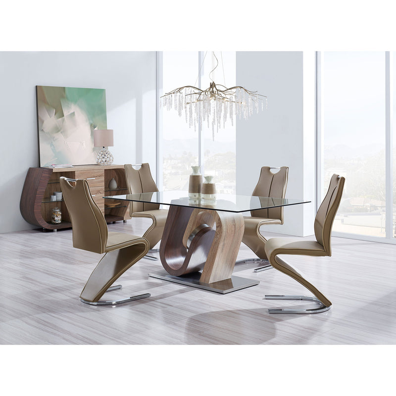 Tony - Dining Table - Brown / Beige - R&R Furniture Gallery (Fountain Valley, CA)