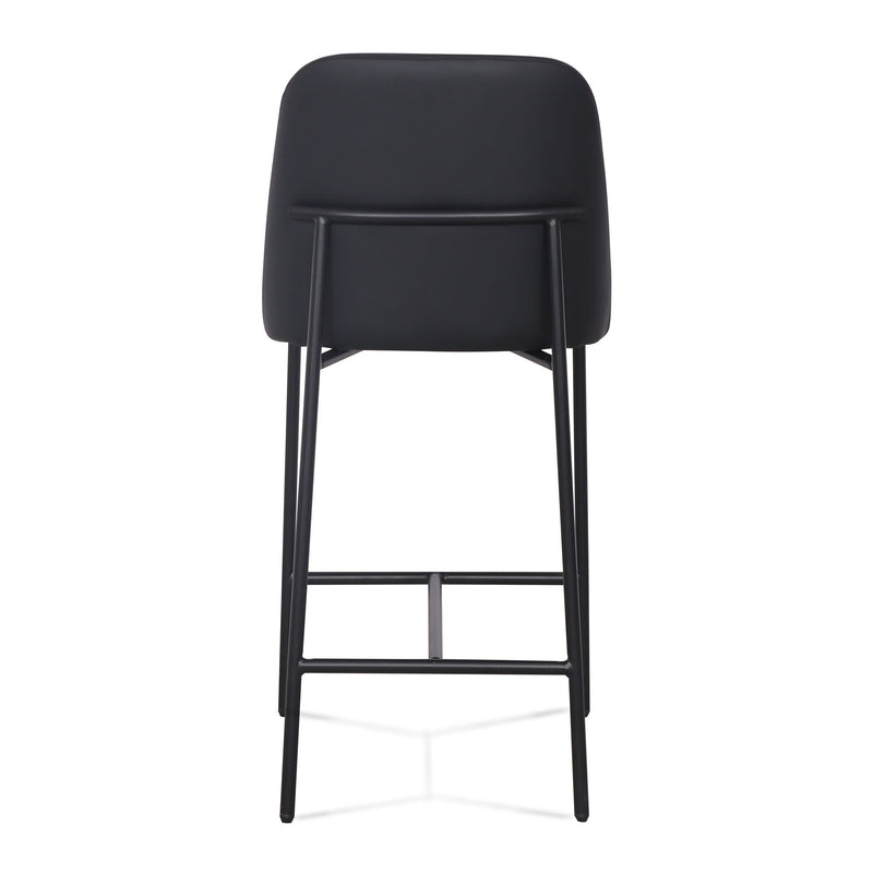 Set of two TOV Furniture Sydney counter stools with sleek design and wooden legs, perfect for kitchen or bar areas.