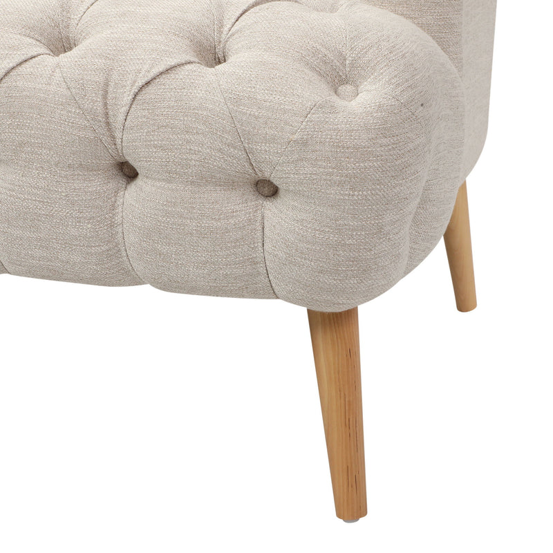 Comfy 3 Seat Sofa With Wooden Legs, For Living Room And Study - R&R Furniture Gallery (Fountain Valley, CA)