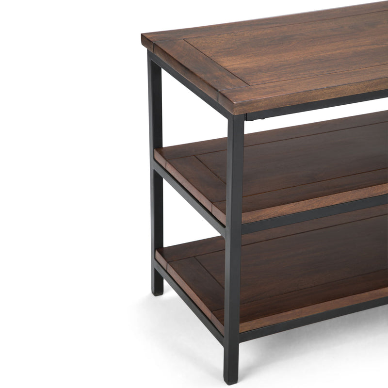 Skyler - TV Media Stand - Dark Cognac Brown - R&R Furniture Gallery (Fountain Valley, CA)