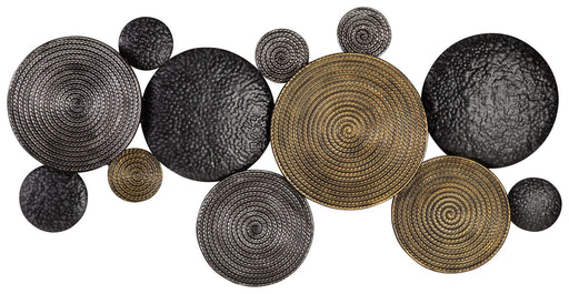 Emsley - Wall Decor - Metallic / Black / Gray - R&R Furniture Gallery (Fountain Valley, CA)