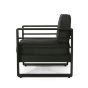 Noble House Maya Bay Club Arm Chair with plush fabric and modern design, perfect for living rooms or lounge areas.