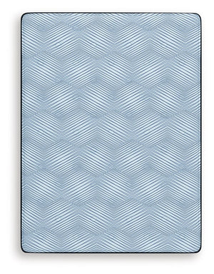 Sierra Sleep® by Ashley Peak 2.0 Bonnell hybrid mattress with plush white cover, showcasing its supportive structure and comfort layers.