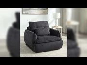 Jonina - Sectional Sofa With 4 Pillows - Beige Chenille - R&R Furniture Gallery (Fountain Valley, CA)