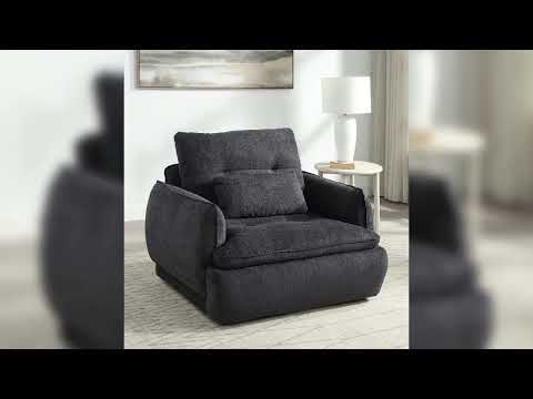 Jonina - Sectional Sofa With 4 Pillows - Beige Chenille - R&R Furniture Gallery (Fountain Valley, CA)