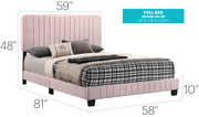 Channel Tufted Bed - R&R Furniture Gallery (Fountain Valley, CA)