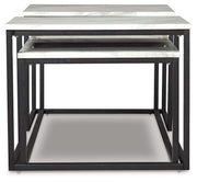 Donnesta - Occasional Table Set (Set of 3) - Gray / Black - R&R Furniture Gallery (Fountain Valley, CA)