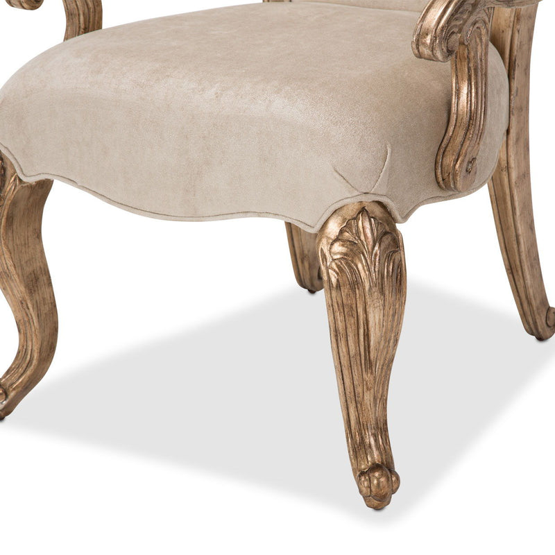 Platine de Royale - Desk Chair - Champagne - R&R Furniture Gallery (Fountain Valley, CA)