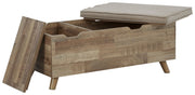 Gerdanet - Storage Bench - Beige - R&R Furniture Gallery (Fountain Valley, CA)