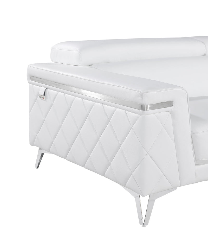 1140 - Top Grain Italian Leather Loveseat - R&R Furniture Gallery (Fountain Valley, CA)