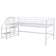 Loft Bed With Storage Stairs And Metal Frame - R&R Furniture Gallery (Fountain Valley, CA)