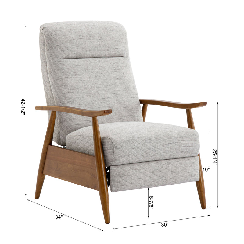 Vaughn - Push Back Recliner With Solid Hardwood Legs - R&R Furniture Gallery (Fountain Valley, CA)