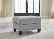 Adlai - Ottoman - Shadow - R&R Furniture Gallery (Fountain Valley, CA)