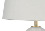 Lighting, Table Lamp, Ceramic, Transitional - White - R&R Furniture Gallery (Fountain Valley, CA)